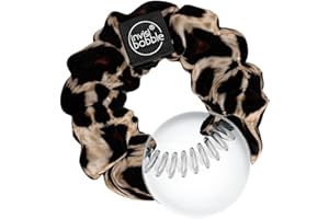 ‎INVISIBOBBLE invisibobble Haargummi Leo Scrunchie Purrfection, Haargummis starker Halt für Mädchen & Damen, Scrunchies Samt Leo, designed im Herzen Münchens, Sonstiges: