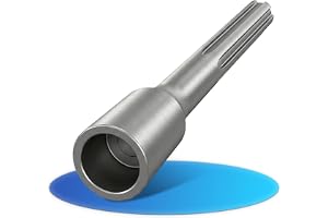SDS MAX Ground Nail Driver Ø 2cm, Hardened Steel, 4mm Wall Thickness | For tearing in ground groove, deep soil and ground rod with drill hammer, Ø 2 cm inner diameter