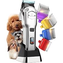 BarberBoss Pet Grooming Kit - Tosatrice Per Cani A Basso Rumore Con 2 Impostazioni Di Velocità - 2