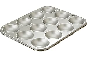 Dexam Mince Pie Tins – Non Stick Mince Pie Tins for Baking 12 Festive Pastries, Carbon Steel 12-Cup Tray, Easy Clean Bakeware, Ideal for Christmas Treats.