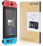 SDTEK *2 Pack* Protecteur d'écran Nintendo Switch Verre Trempé Protection Résistant aux éraflures Glass Screen Protector Vitre Tempered