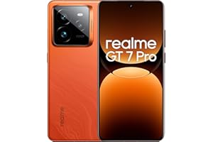 realme GT 7 Pro 5G Smartphone 12+256 GB, Procesor Snapdragon® 8 Elite,Ultrawyraźny aparat AI,Ładowanie 120 We,Tytaniczna bateria 6500 mAh,IP69,Odblokowanie pod wodą, Pomarańczowy T