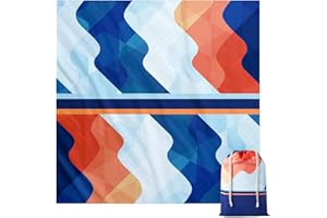 Diveblues wasserdichte Picknickdecke - Sandfreie Stranddecke - picknickdecke waschbar aus Weichem und Strapazierfähigem Material - Leicht und Tragbar - Ideal für Reisen, Camping und Strandurlaub