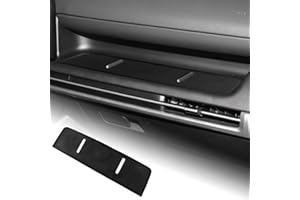 KUNGKIC Tapis Antidérapant pour Plateau de Siège Passager for Hyundai Tucson 2025 Accessories en Silicone Mat Rubber Mat (Noir)