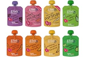 Ella's Kitchen First Taste Mixed Case Selection from 4 Month 8 x 70g