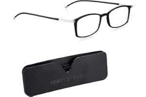 ‎READ OPTICS Lesebrille +0.0 | +1.5 | 2,0 | 2.5 Herren / Damen: Lesen Sie Optik Blaulicht blockierende Blendschutz- und UV-Filterbrillen für den Augenschutz von Computerbildschirmen. Ultradünn im flachen Gehäuse