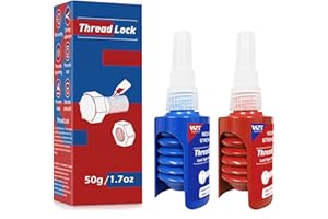 INNOVAYOU Frein Filet 100ml, Moyenne et Haute Intensité Frein Filet Bleu Antirouille et Anti-Lâche, Frein Filet Fort Pour Combler les Espaces Et Serrer les Boulons, écrous, Bouteille Ronde