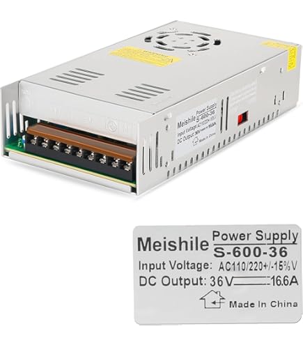 Transformador DC 60V 20A 1200W, fuente de alimentación del interruptor 220V, de