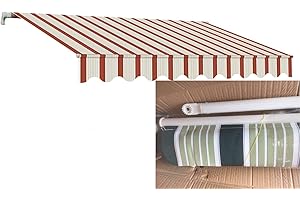 Sangiorgio Tenda da Sole A Caduta con MANTOVANA 250X250 Verde-Bianco