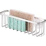 iDesign Twillo Spülschwammhalter | Ablagekorb für Schwamm, Tropfkratzer
