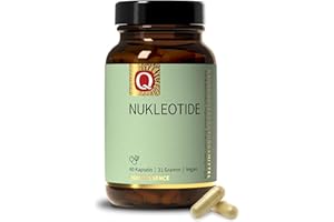 ‎QUINTESSENCE WISSEN, WAS GUT TUT. Quintessence Nukleotide Kapseln 60 Stk. - Mit 5 Nukleotiden, Vegan & ohne künstliche Zusatzstoffe, Kapseln mit Coenzym Q10 & Vitamin C, Produziert in Österreich