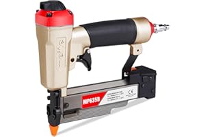 meite MP635B Chiodatrice pneumatica, calibro 23, pistola ad aria micro pin, adatta per chiodi da 12 mm a 35 mm, calibro 23, ideale per pannelli, piccole finiture, stampaggio fine e lavori artigianali