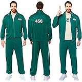 Maschera Squid Game Licenza Ufficiale - Costume Da Gioco Di Squid Game Per Adulti - Foto 4