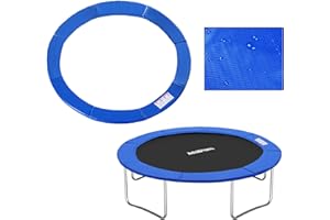 XMTECH Trampolin Randabdeckung für Ø305cm / 10FT,Federabdeckung, Federabdeckung Randschutz, Sicherheitsmatte, UV-resistent, reißfestes,30cm Breit, Blau