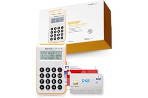 REINER SCT cyberJack one I Chipkartenleser für HBCI/FinTS, EBICS & TAN-Generator I Kartenlesegerät für Online-Banking & elektronische Signatur I Card Reader mit USB-Anschluss I