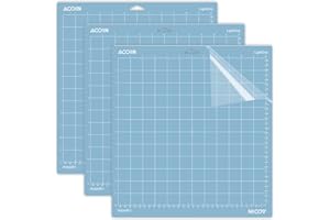 AOOIIN Tappetino da taglio per Cricut Maker, leggera tappetini da taglio per Cricut Explore One/Air/Air 2/Maker con taglio antiscivolo, accessori di ricambio per Cricut, confezione da 3