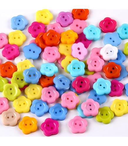 25 Boutons Papillon En Résine Givrée - Lot De Couleurs Mixtes, 2 Trous, 13x11 Mm - Pour Couture, DIY