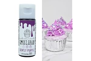 MS GOOD MakeSomeSweets GENTLY PURPLE - Coloranti Alimentari Gel Vegano Per Dolci - Colorante Alimentare Viola Liquido per Decorare le Torte, Biscotti, Fondente e Macaron - Senza Olio Di Palma - 28g