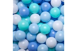 GOGOSO Ball Pit Balls for Toddler, Baby Plastic Playballs Kids Soft Pastel Non-Toxic BPA-Free, 100 Balls