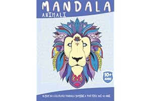 Mandala Animali: Album da colorare mandala Bambini a partire dai 10 anni - 50 pagine con fantastici animali - Idea regalo originale