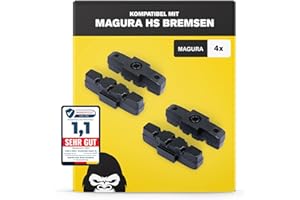 ‎ALPHATRAIL Magura HS Bremsbeläge 2 Paar HS11 HS22 HS24 HS33 HS 33 RE HS 33 R Urban HS 33 R Trial HS 33 R Firmtech HS 33 R HSI I Hohe Bremsleistung I Langlebige & Passgenaue Bremsklötze