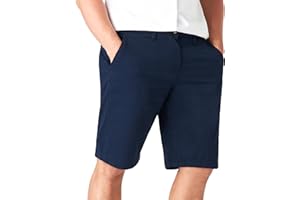CityComfort Pantalón Corto Chino de Algodón con Bolsillo para Hombre
