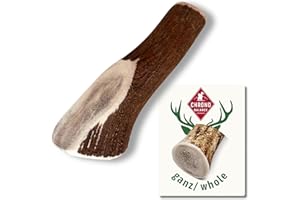 ChronoBalance® XXL (Conjunto de 1) masticable de asta de Ciervo para Perros: Juguete masticable Natural, 100% asta de Ciervo, Que favorece la higiene Dental, sin aditivos, Duradero