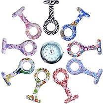 Orologio Da Tappa Hemobllo Per Stetoscopio - Quadrante 3x3 Cm, Argento, Movimento Al Quarzo, Per Medici E Infermieri