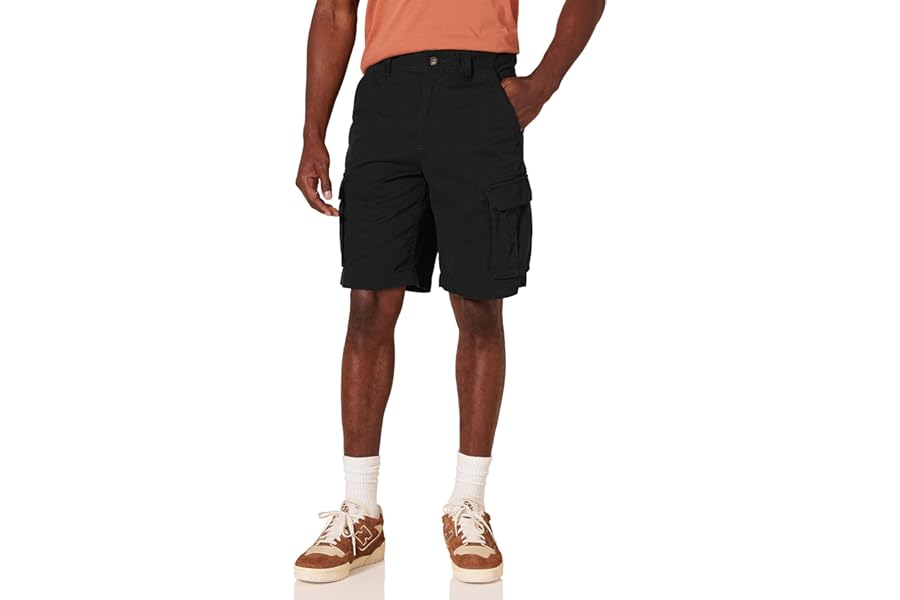 Amazon Essentials Men's Classic Fit 10"(25cm) Cargo Work Shorts with Pockets(Available in Big & Tall)