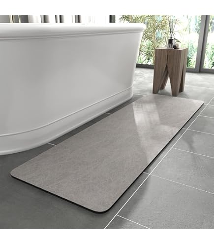 Badmat Absorberend - 80x50cm - Badkamer - WC mat - Douchemat - Crème
