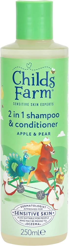 Childs Farm Elma ve Armut Özlü 2 in 1 Şampuan ve Saç Kremi 250 ml