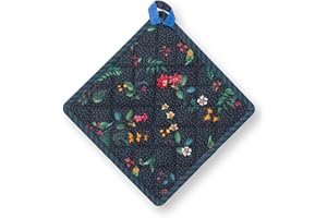 Pip Studio Square Berry Blues Topflappen blau 22cm