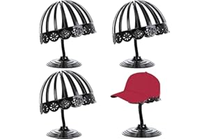 KRISFD Supporto Parrucca Pieghevole Parrucca Stand Plastica Porta Cappello Pieghevole Per Parrucca Porta Cappello In Plastica Per Cappelli Parrucca, Porta Parrucca Adulto Decorativo (3 Pezzi)
