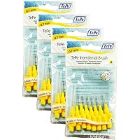 Lot De 16 Brossettes Interdentaires TePe Fine 0.70mm Jaune - 2 Paquets De 8 - Neuf
