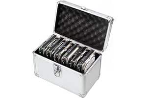 ‎GLOTRENDS GLOTRENDS B6 6-Slot Aufbewahrungsbox für 3,5 Zoll interne Festplatten, tragbares Design zum Tragen und Transportieren, IP65 wasserdicht, HDD-Organizer und Schutzbox