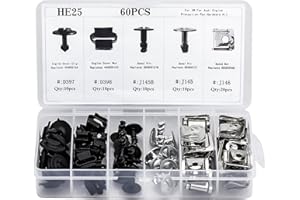 TDDL 60 Stk Auto Befestigung Clips Auto Unterbodenabdeckung Schrauben Auto Unterboden Schrauben Unterboden Unterfahrschutz Schraube Befestigungsclip Unterboden Schraube Trim Clips Motorschutz Clip 5 Arten