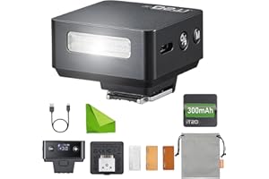 Godox IT20F TTL Mini Flash Speedlight for Fujifilm, TTL Auto Lighting with Magnetic Color Filters, Compatible with X-T5/X100VI/XM5/XT50/XS20/XS10/XT30 II/X-E4/X-T4/X-T3/GFX50R