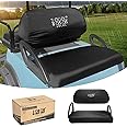 10L0L Golf Buggy Seat Cover Waterproof, Rainproof Dustproof Sun-Proof Weather Resistant All Season Protection Golf Cart Seat Cover Protector for Yamaha EZGO Club Car Front & Rear Seat