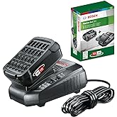 Bosch Home and Garden 18 Volt Ak&uuml; ve AL 1830 CV Şarj Cihazı Başlangı&ccedil; Seti, 2.5 Ah Ak&uuml;, 300l/saat Debi, 0.365 kg