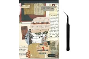 CMBPNNGS 411 Pezzi Vintage Scrapbook Accessory Set con 30 Fogli di Adesivi e 20 Fogli di Carta per Bullet Junk Journal Scrapbook Journaling, Sentimenti