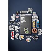 Ms Major Selection Gamer Gaming Oyuncu Sticker Paketi/Bullet Journal Defter &Ccedil;ıkartma Ajanda Laptop Etiket, 986746153465416