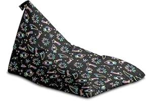 ‎DREAMROOTS DreamRoots Sitzsack Kinder mit füllung - Bodenkissen Kinder Sitzsack - Sitzsack Kinderzimmer 150 x 100 x 100 cm - Bean Bag Kinder - Bubibag Sitzsack - Kindersitzsack - Sitzkissen Boden Kinder Flach