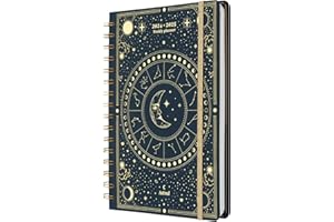 Grupo Erik - Agenda Semainier Astrologique 2024 2025 | Agenda Scolaire Spirale A5