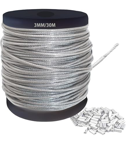 Cable acier inox 316 ø4mm 7x7 (le metre