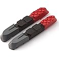 Clarks Replacement Insert Elite Rim Brake Pads - Pair of 72mm Brake Pads Compatible with V-Brake Systems on MTB & Hybrid Bikes for All Weathers