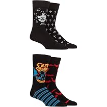Black Sabbath Socken Master Of The Universe – Offiziell Lizenziert, 80% Baumwolle, Größe UK 7-11