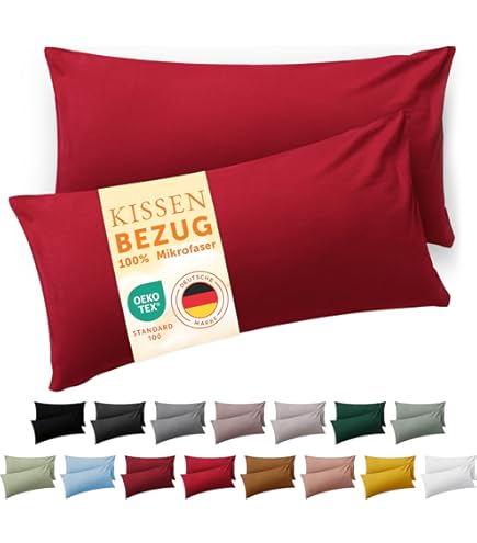 Kevin Textile - Juego De 2 Fundas De Almohada Decorativas De Pana A