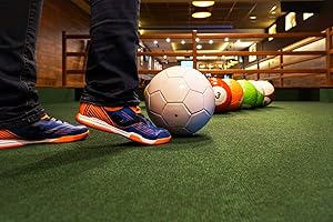JUGGLE PRO BILLAR FÚTBOL Juega al Fútbol con las Reglas del Billar - Set de 16 Balones de Cuero PU Tamaño 2 (15 cm)