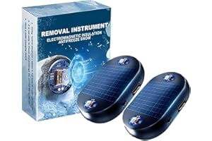 FRUITWEALTH 2PCS Electromagnetic Car Deicer, Electromagnetic Snow-Melter, Anti Freeze Electromagnetic Car Snow Removal Device, Car Antifreeze Device, Windshield Snow Removal Instrument for Both Indoor & Outdoor