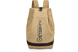 FANDARE Plecak retro na laptopa, plecak szkolny, płótno, torba szkolna, dla dziewcząt, tornister szkolny, na podróż, dla nastolatków, dla mężczyzn, kobiet, na uczelnię, do biura, na co dzień, na czas wolny, na kemping, wędrówki, trwały